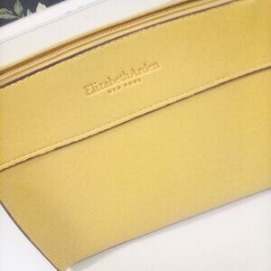 Yellow Elizabeth Arden Makeup Bag